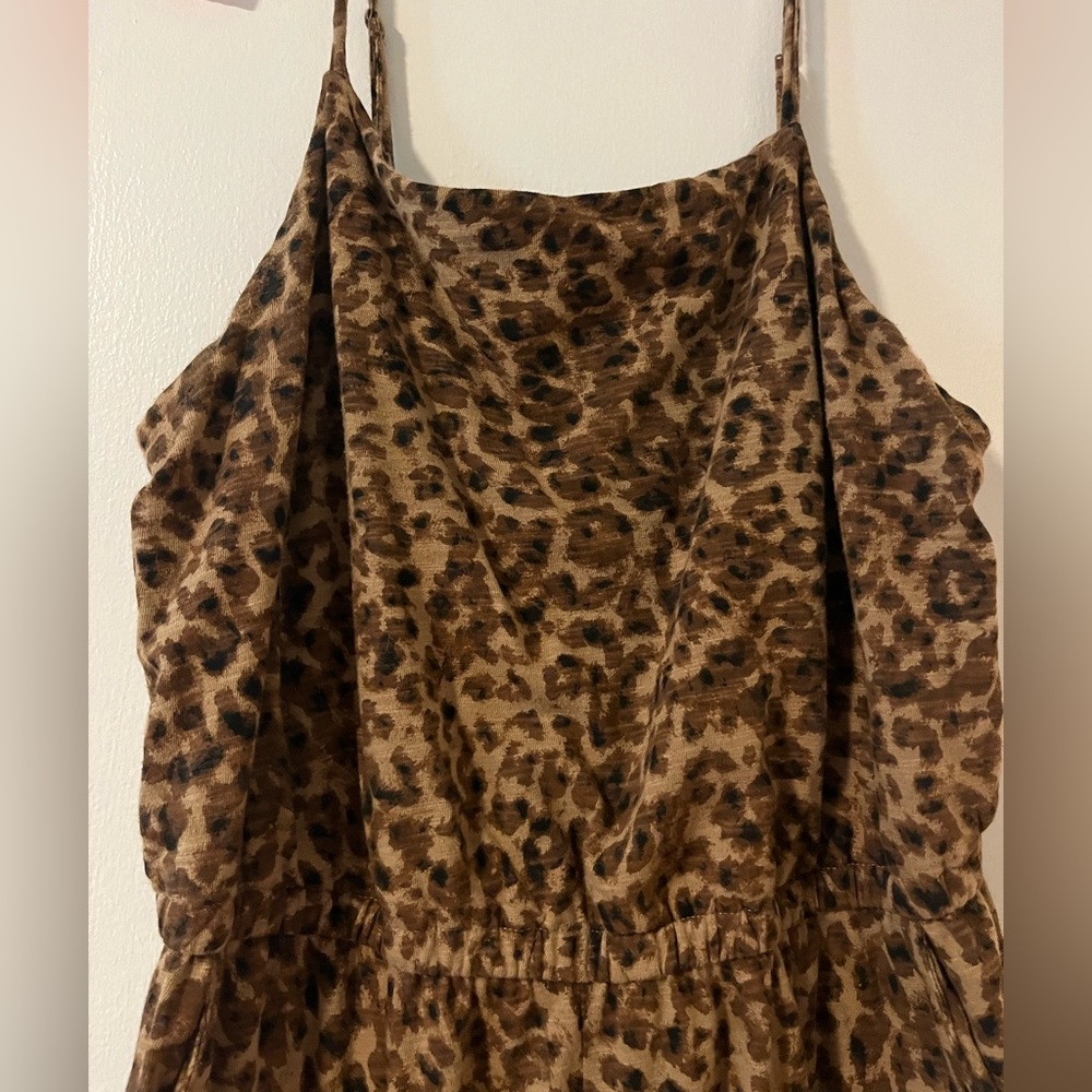 Old Navy Leopard print jumpsuit